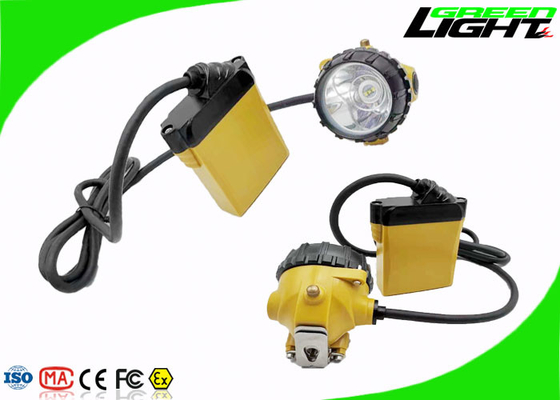 3W a mineração portátil do CREE 25000lux 390lum conduziu luzes com a bateria 10400mAh
