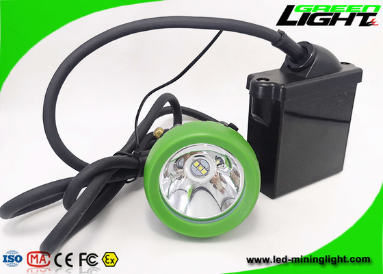 da mineração amarrado do diodo emissor de luz de 10000lux 7.8Ah lâmpada 1.67W carbonosa subterrânea leve