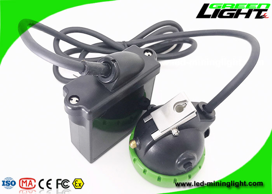 da mineração amarrado do diodo emissor de luz de 10000lux 7.8Ah lâmpada 1.67W carbonosa subterrânea leve