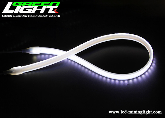 O envoltório descartável Rgb conduziu o silicone transparente 72LEDs/M das luzes de tira
