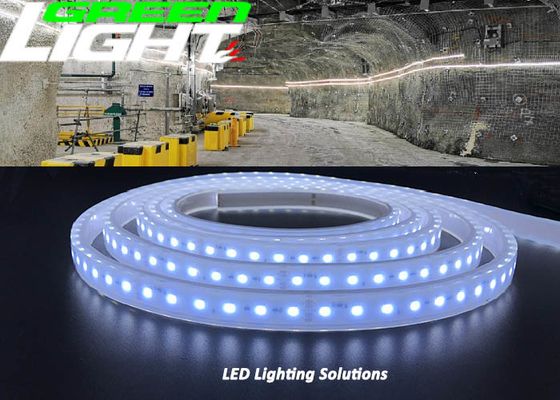 Luzes de tira flexíveis impermeáveis SMD2835 do diodo emissor de luz de EXIBII 17W/M 110V 1630Lum