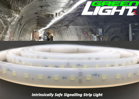 Luzes de tira flexíveis impermeáveis SMD2835 do diodo emissor de luz de EXIBII 17W/M 110V 1630Lum
