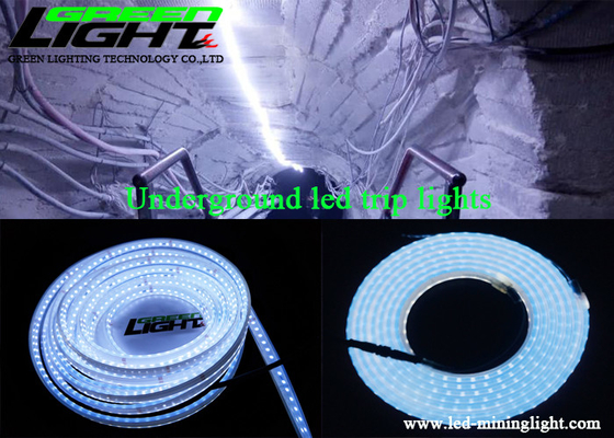 O silicone de DC24V SMD5050 conduziu as luzes de tira 1100lm para a mineração