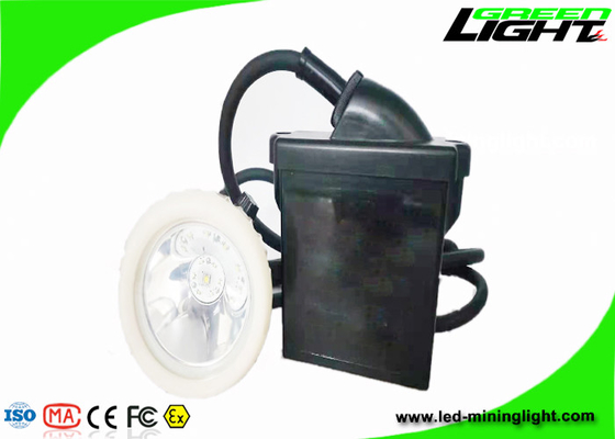6.6Ah conduziu íon recarregável explosivo amarrado IP67 do lítio 10000lux da lâmpada de tampão dos mineiros o anti impermeável