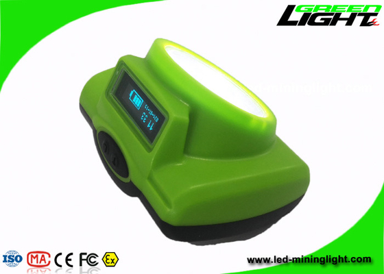 luzes carbonosas sem corda 13000Lux 232lum do diodo emissor de luz 6.8Ah com a tela de OLED para a mina subterrânea