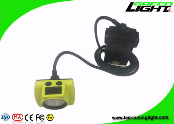 mineiro impermeável carbonoso Cap Lamp de USB 25000Lux 530lum IP68 da bateria de Panasonic das luzes 13.6Ah