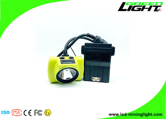 OLED 13.6Ah Recarregável LED Mining Lamp 25000 Lux Coal Miner Cap Light 18hrs de Longo Tempo de Funcionamento