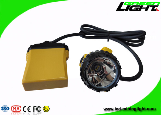 25000Lux 10,4Ah recarregável LED Mining Lamp 800mA à prova d'água IP68 ABS PC com fio farol Miner