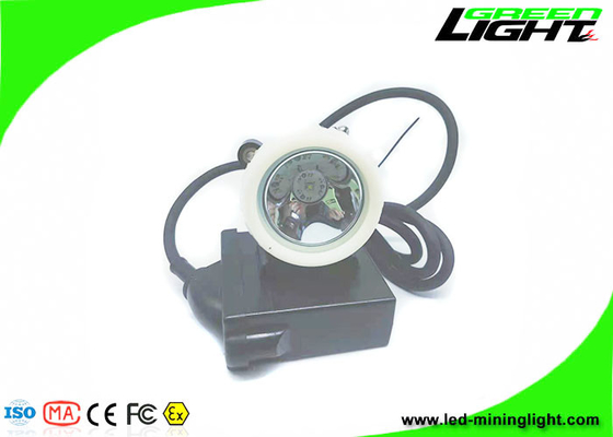 10000Lux LED Miners Cap Lamp bateria de lítio recarregável 1,67 W 6600 mAh ABS PC à prova d'água