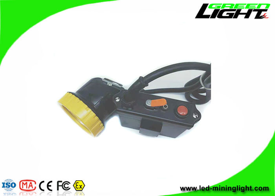 farol carbonoso subterrâneo do capacete de segurança do PC 5w 11.2Ah do ABS das luzes 650lum