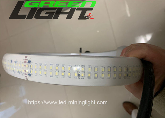 2230lum/m Silicone Led Strip Light Double Row DC36V/AC110V/220V SMD5050 30W/M Cor Branca