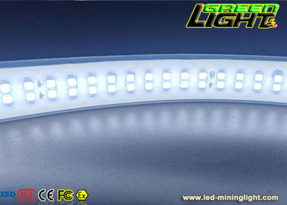 2230lum/m Silicone Led Strip Light Double Row DC36V/AC110V/220V SMD5050 30W/M Cor Branca