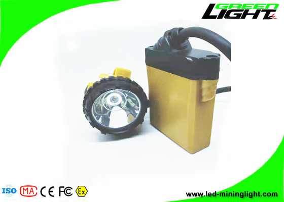 25000Lux 10.4Ah Capa de Mineração com Fio Lâmpada Subterrânea Mineração Faróis Copo de Iluminação de Alumínio