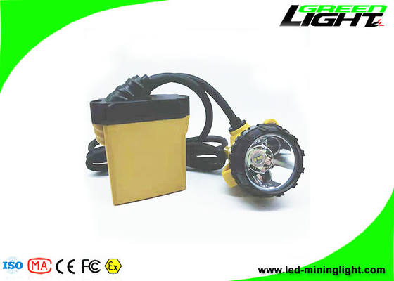 25000Lux 10.4Ah Capa de Mineração com Fio Lâmpada Subterrânea Mineração Faróis Copo de Iluminação de Alumínio