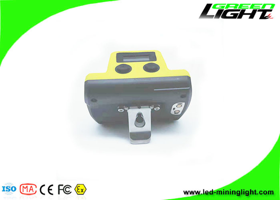 Tela OLED 18000 Lux LED Mining Cap Lights à prova de explosão 6.8Ah sem fio recarregável Miners Headlight
