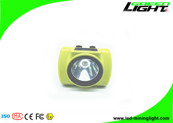 Tela OLED 18000 Lux LED Mining Cap Lights à prova de explosão 6.8Ah sem fio recarregável Miners Headlight