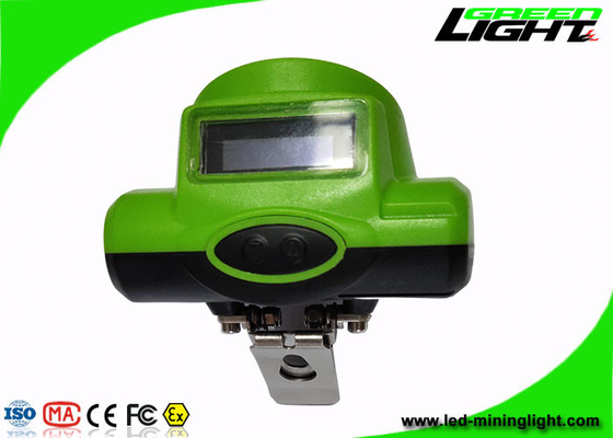 Farol portátil de mineração de carvão 13000 LUX recarregável com tampa de mineração com tela OLED carregamento USB magnético