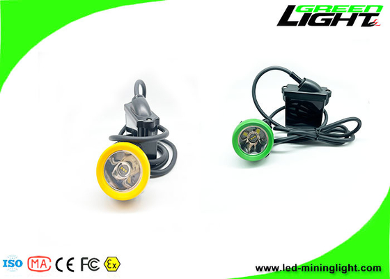 10000 Lux 18 Horas 7800 mAh LED Boné de Mineiro Lâmpada com Fio com Função de Aviso de Baixa Potência