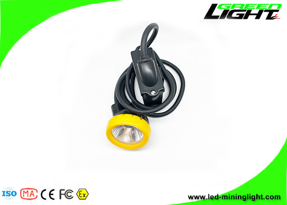 10000 Lux 18 Horas 7800 mAh LED Boné de Mineiro Lâmpada com Fio com Função de Aviso de Baixa Potência
