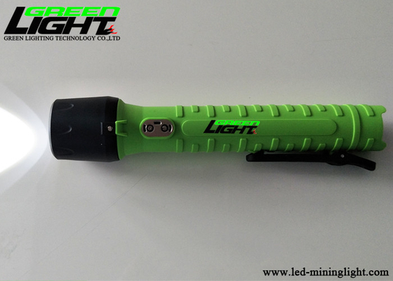 Mineiro conduzido recarregável impermeável Security Green Color 12000LUX da lanterna elétrica