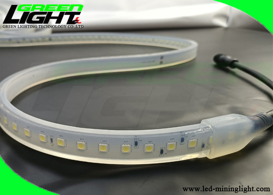 A mineração transparente do silicone do alimento conduziu luzes de tira para ambientes ásperos