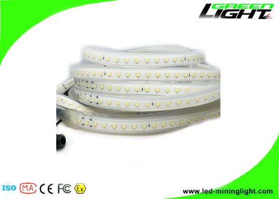 Luzes de tira conduzidas exteriores do IP 68 impermeáveis flexíveis brilhantes fortes das luzes de tira SMD do diodo emissor de luz do silicone 5050 DC24V/36V