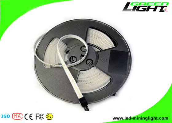 Luzes de tira conduzidas exteriores do IP 68 impermeáveis flexíveis brilhantes fortes das luzes de tira SMD do diodo emissor de luz do silicone 5050 DC24V/36V