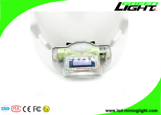 13000 Lux IP68 Luzes de Mineração Sem Fio à Prova de Explosão Mineradores Faróis OLED para Exibição de Logotipo de Tempo de Bateria para Capacetes