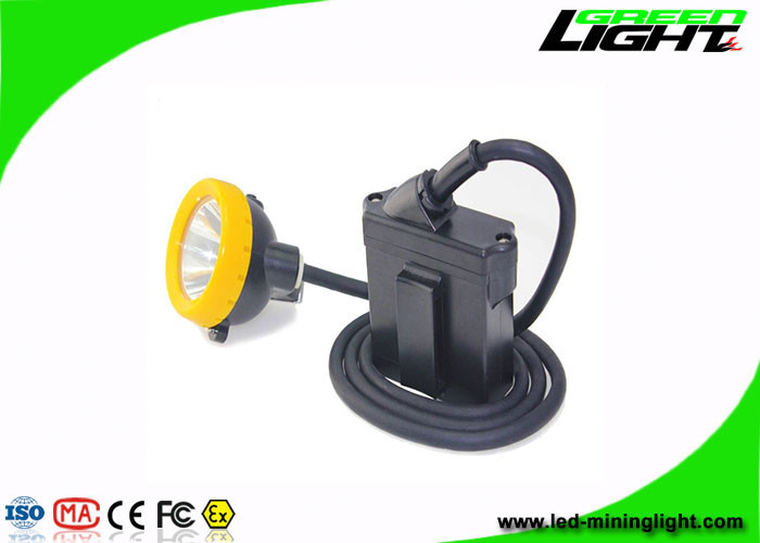 10000 Lux 18 Horas 7800 mAh LED Boné de Mineiro Lâmpada com Fio com Função de Aviso de Baixa Potência