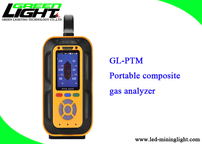 Detector multigás digital portátil GL-PTM IP66 para ambientes subterrâneos