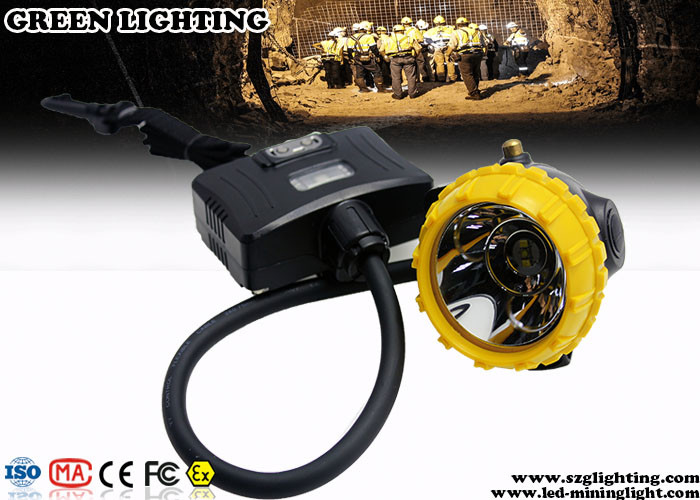 Feito sob encomenda semi - o tampão de mineração amarrado ilumina 10000 horas de esperança de vida 3.7V 15000 Lux