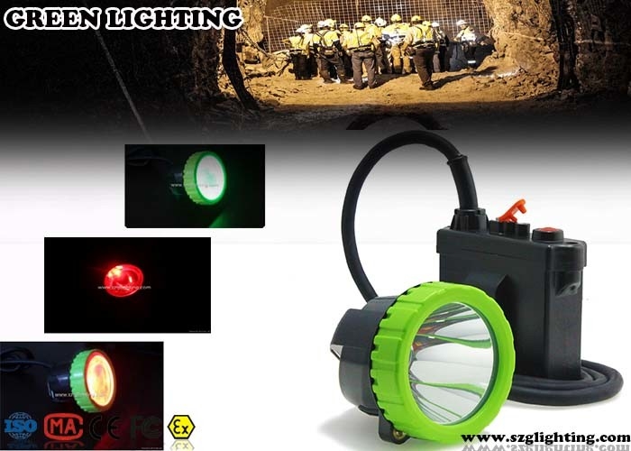 50000 Lux Led Headlamp Rechargeable, lâmpada de tampão de 4 mineiros da iluminação da cor