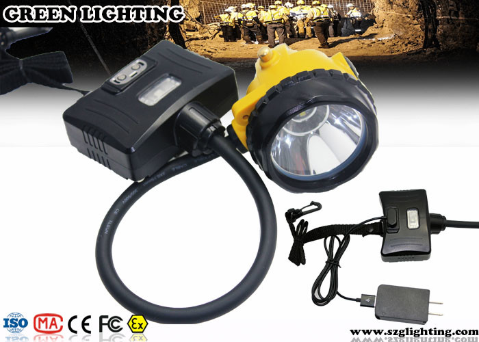 Atex aprovou a luz Semi-amarrado da mineração do diodo emissor de luz do CREE da prova IP68 3.7V 6.8Ah da água