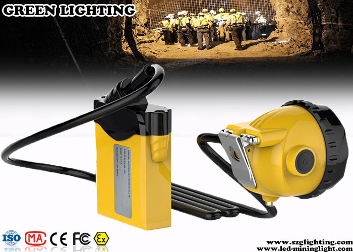 Anti - luz de mineração amarrado do diodo emissor de luz do PC da explosão com o IP 68 de 10400 MAH impermeável   
