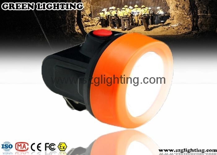 Bateria forte do farol 2.8Ah da mineração do diodo emissor de luz do brilho da luz alaranjada da mineração do diodo emissor de luz 6000lux