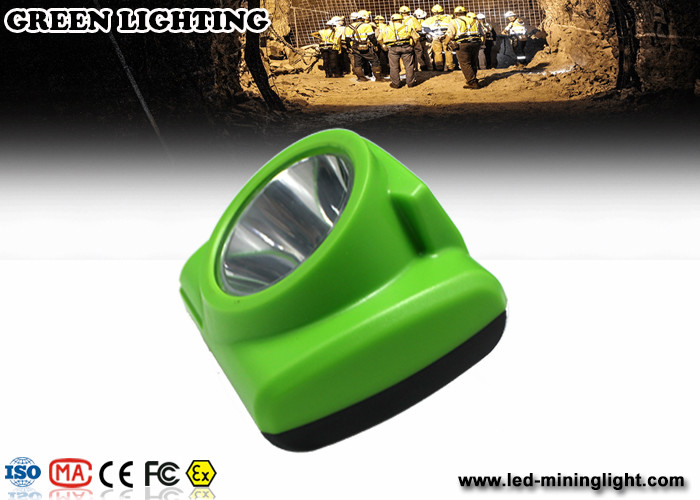 O PC conduziu a lâmpada de tampão dos mineiros, capacetes de segurança de 13000lux Logo Customized Mining Lamps For