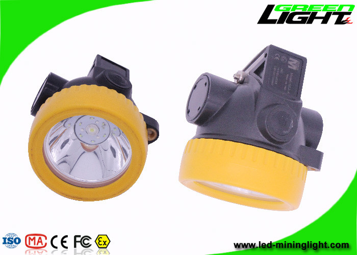 Capacidade amarela da bateria da lâmpada de tampão 2,2 dos mineiros do diodo emissor de luz Ah com uma garantia do ano