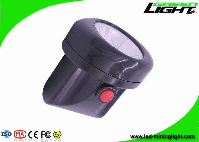 Luzes carbonosas longas do tempo de trabalho, luz de 4000 Lux High Beam Miners Helmet