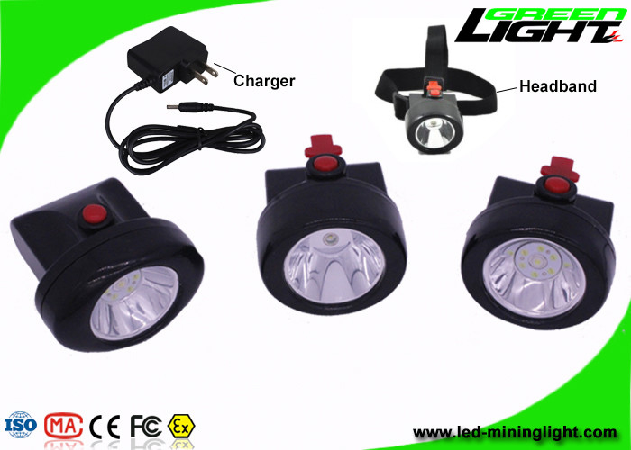 3.7V Li - horas de tempo de iluminação de Ion Battery Mining Cap Lights 13 recarregáveis - 15