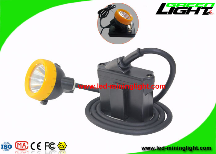 7,8 Ah farol IP68 dos mineiros de carvão do feixe alto impermeável com Li - Ion Battery recarregáveis