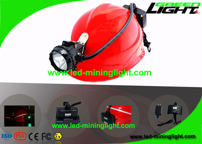 o tampão da mineração da bateria de 6.8Ah Panasonic ilumina a bateria de 15000 Lux Coal Underground Hard Hat