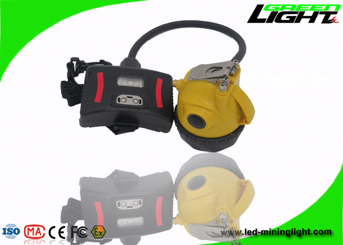 chama impermeável Semi-amarrado de pouco peso do feixe alto do farol 15000Lux 1.7W da mineração do diodo emissor de luz da lâmpada de tampão 392g IP68 resistente