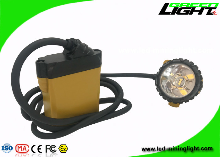 Diodo emissor de luz do capacete de segurança que mina o tempo de funcionamento claro de Lux Brightness 13-15hours do material 25000 do ABS