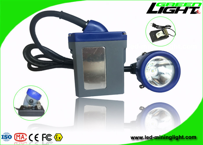 Luz 216lum 6.6Ah Li recarregável da mineração do diodo emissor de luz de 1,67 watts - Ion Battery 1000 dá um ciclo