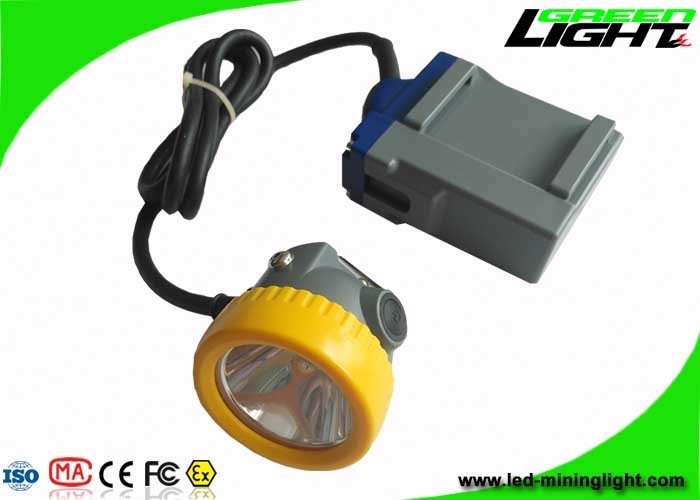 Bateria amarrado conduzida recarregável da lâmpada de tampão 6.6Ah do feixe alto do farol 15000lux de carvão