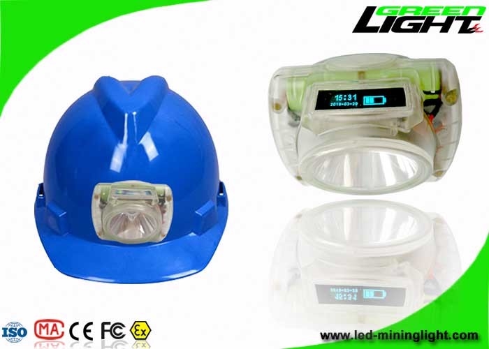 Bateria recarregável de pouco peso portátil de lâmpada de mineiros 6.8Ah de carvão do diodo emissor de luz com tela de OLED