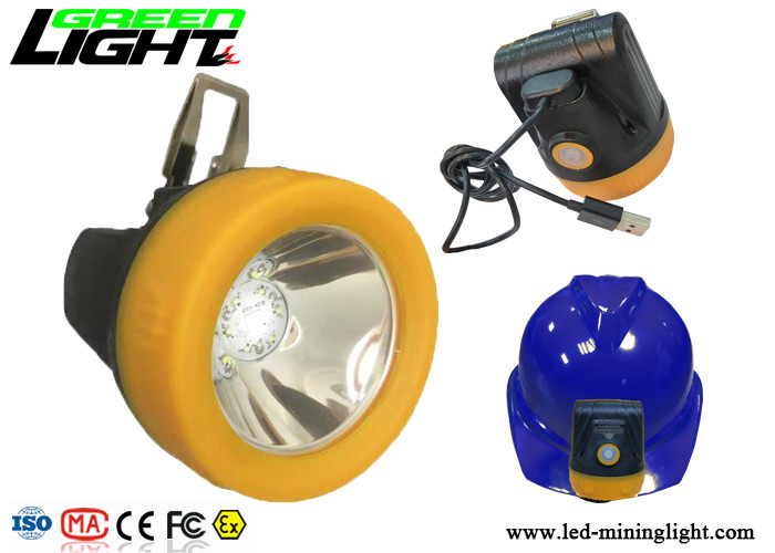 Luzes sem corda do capacete de segurança da mineração do SE, lâmpada de tampão Li-Ion With Battery Charger dos mineiros conduzidos