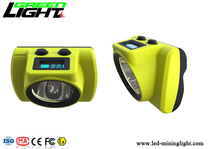 O capacete de segurança da mineração de GLC-6S conduziu as luzes 6800mA 18000lux impermeáveis para a indústria subterrânea