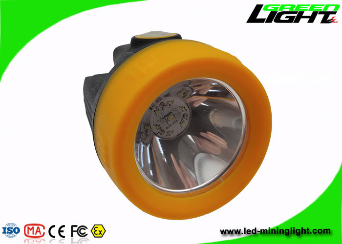 Lâmpadas de tampão de mineração da luz do diodo emissor de luz do capacete de segurança, luz recarregável 3.7V do tampão da mina sem corda