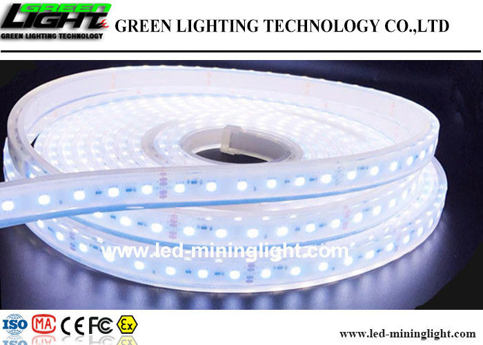 Luzes de tira conduzidas exteriores flexíveis impermeáveis, luzes do gel de silicone de tira conduzidas brancas frescas